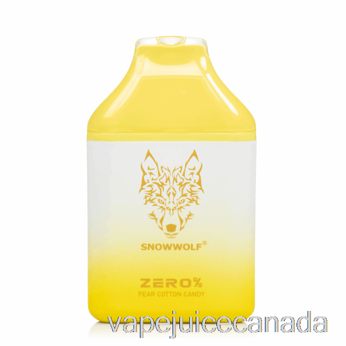Vape Juice Snowwolf Zero 5500 0% Nicotine Free Disposable Pear Cotton Candy
